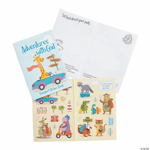 Wholesale π Adventure Animals Passport Sticker Books - 12 Pc. π 1 Wholesale π Adventure Animals Passport Sticker Books - 12 Pc. π -Curriculum Boredom Busters Sales adventure animals passport sticker books 12 pc 13949631