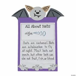 Promo 🧨 All About Bats Writing Prompt Craft Kit - Makes 12 🧨