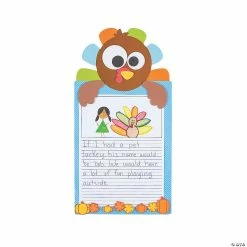 Buy ๐ All About Turkeys Writing Prompt Craft Kit - Makes 24 ๐งจ
