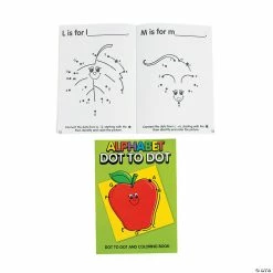 Deals 🥰 Alphabet Dot-to-Dot Activity Books - 24 Pc. 💯