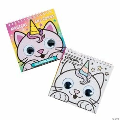 Deals 🧨 Anicorn Googly Eyes Spiral Coloring Books - 12 Pc. ✔️