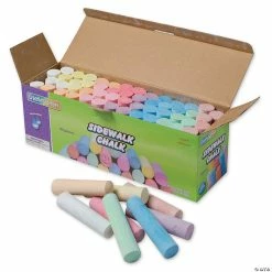 Coupon 🔔 Assorted Bright Colors Sidewalk Chalk - 52 Pc. 🔔