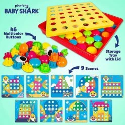 Discount β Baby Shark Button Art - Color Match Pegboard for Kids - 9 Design Cards, Storage Tray Included π 7 Discount β Baby Shark Button Art - Color Match Pegboard for Kids - 9 Design Cards, Storage Tray Included π -Curriculum Boredom Busters Sales baby shark button art color match pegboard for kids 9 design cards storage tray included14153355 a03NOWA