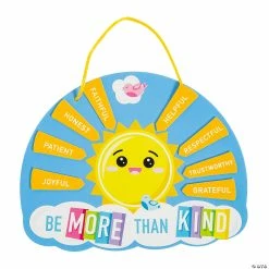 Best reviews of ๐ Be More Than Kind Sign Craft Kit - Makes 12 ๐งจ
