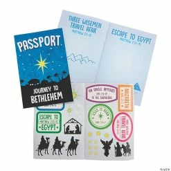 Cheap ⭐ Bethlehem Passport Sticker Books - 12 Pc. ❤️