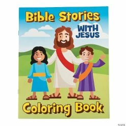 Best Sale ❤️ Bible Stories Coloring Books - 12 Pc. ⌛