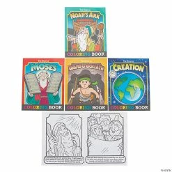Cheapest ❤️ Bible Story Coloring Book Assortment - 12 Pc. ✨