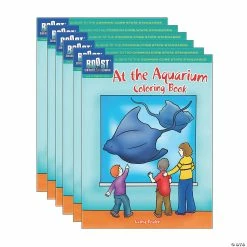 Brand new 💯 BOOST Educational Series At the Aquarium Coloring Book, Pack of 6 😍