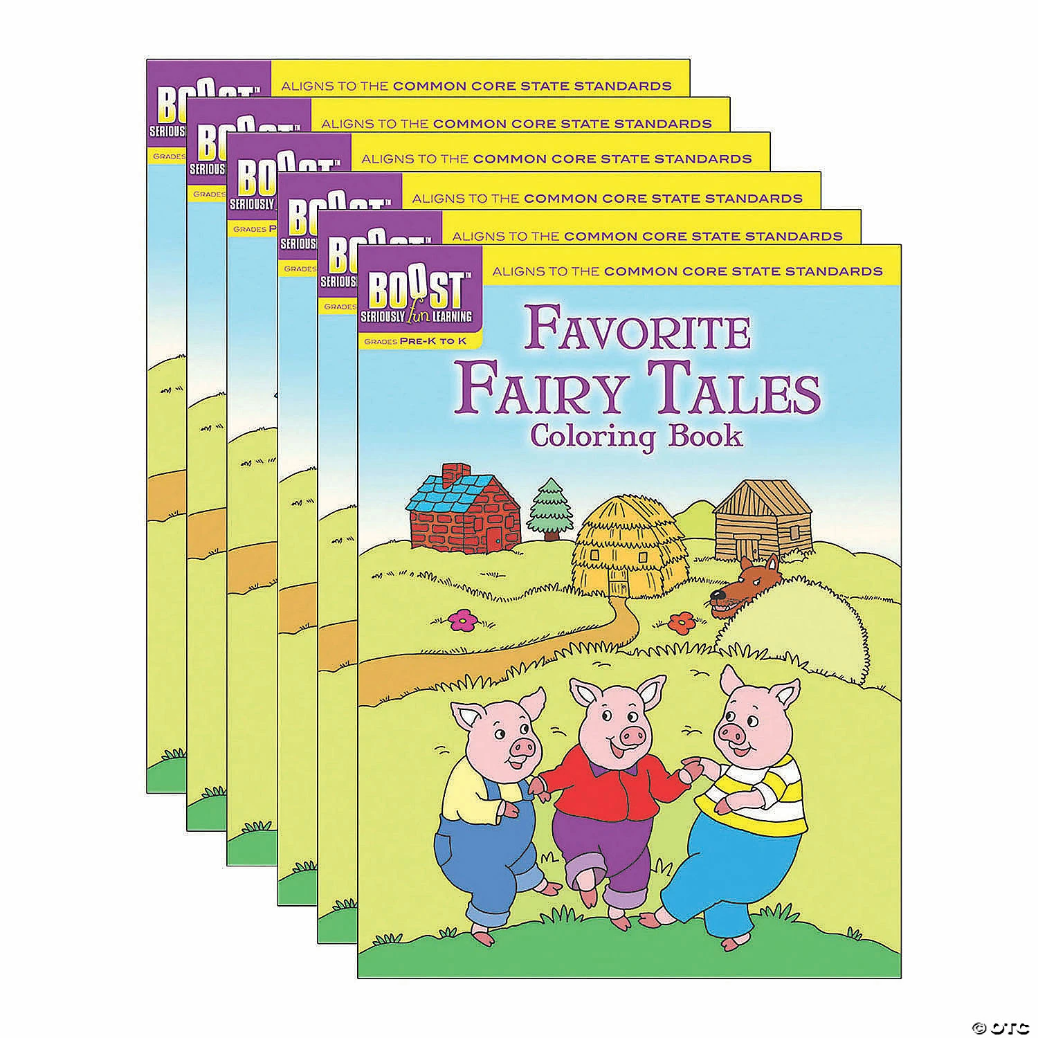 Hot Sale π€© BOOST Educational Series Favorite Fairy Tales Coloring Book, Pack of 6 β 1 Hot Sale π€© BOOST Educational Series Favorite Fairy Tales Coloring Book, Pack of 6 β