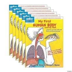 Budget 👏 BOOST Educational Series My First Human Body Coloring Book, Pack of 6 🎉
