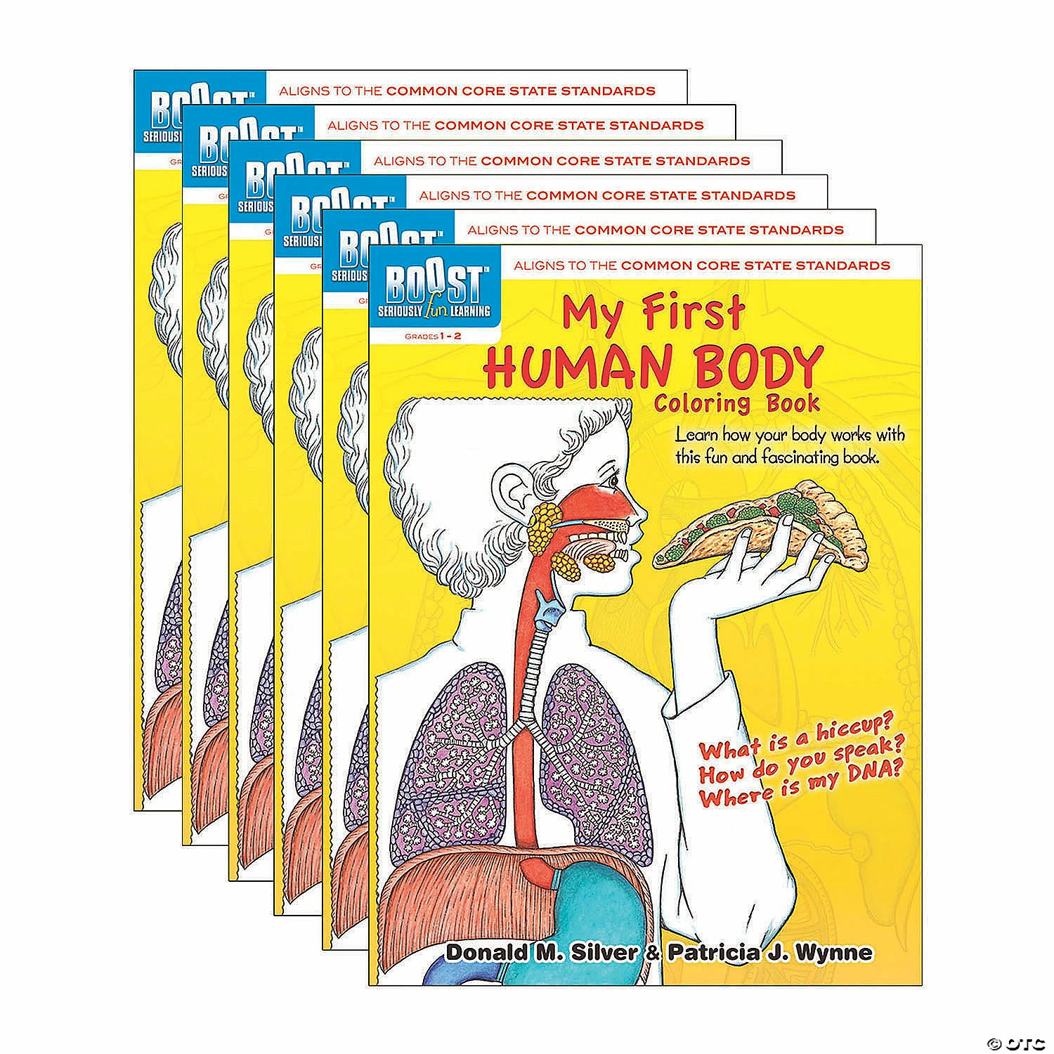 Budget π BOOST Educational Series My First Human Body Coloring Book, Pack of 6 π 1 Budget π BOOST Educational Series My First Human Body Coloring Book, Pack of 6 π