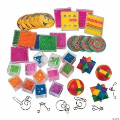 Best Sale π Brain Teaser Game Boredom Buster Kit - 50 Pc. π