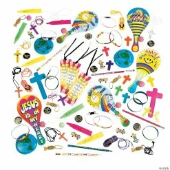Wholesale π Bulk Religious Novelty Assortment - 250 Pc. π