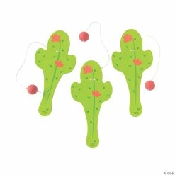 Cheapest ⭐ Cactus Paddleball Games - 12 Pc. 🎉