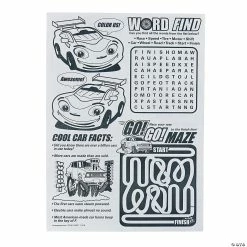 Budget 🎁 Car Coloring & Activity Sheets - 1000 Pc. 🌟 -Curriculum Boredom Busters Sales car coloring and activity sheets 1000 pc 13772157 a02