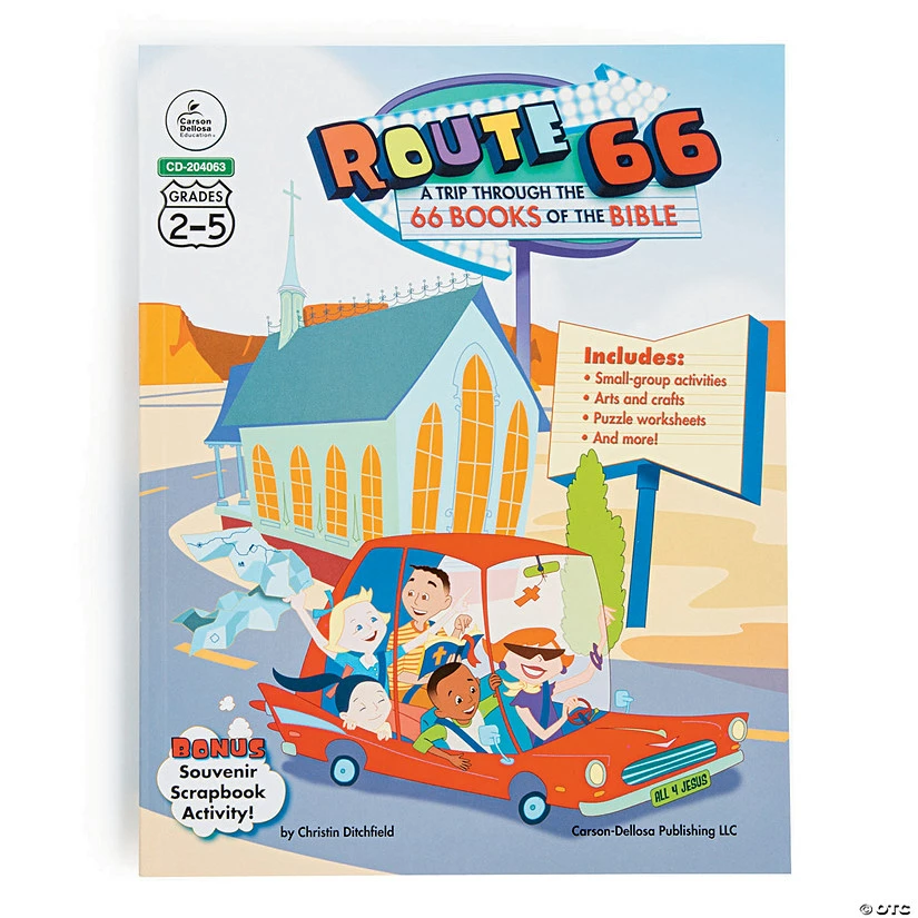 Discount 🌟 Carson-Dellosa™ Books of the Bible Activities Book - Grades 2-5 ✔️ 1 Discount 🌟 Carson-Dellosa™ Books of the Bible Activities Book - Grades 2-5 ✔️