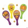 Cheapest 🌟 Christian Pumpkin Paddleball Games - 12 Pc. 🤩