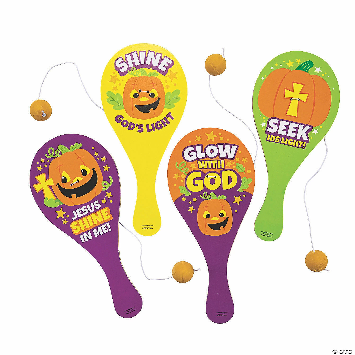 Cheapest π Christian Pumpkin Paddleball Games - 12 Pc. π€© 1 Cheapest π Christian Pumpkin Paddleball Games - 12 Pc. π€©