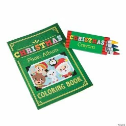 Hot Sale 🥰 Christmas Coloring Books with Crayons for 12 ✨