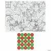 Wholesale 🔔 Christmas Countdown Coloring Sheets with Stickers - 30 Pc. 💯
