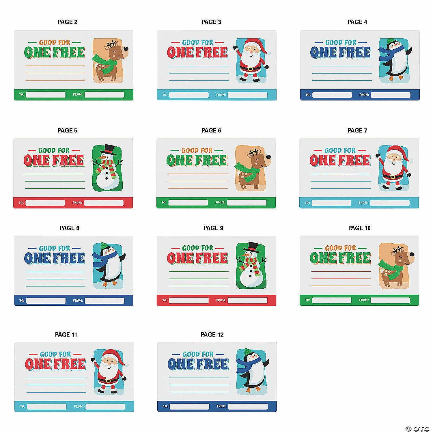 Coupon π Christmas Coupon Books - 12 Pc. π 2 Coupon π Christmas Coupon Books - 12 Pc. π - Image 2