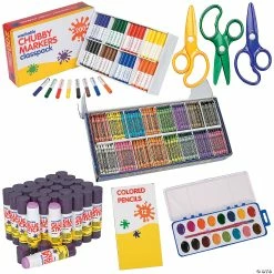 Wholesale 🌟 Classroom Art Supplies Kit - 1023 Pc. 😉