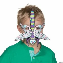 Promo 🎉 Color Your Own Bug & Butterfly Masks - 12 Pc. ✨ -Curriculum Boredom Busters Sales color your own bug and butterfly masks 12 pc 13693429 a02