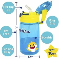 Budget 🥰 Creative Kids Baby Shark Decorate Your Own Water Bottle BPA Free Age 3+ 🧨 -Curriculum Boredom Busters Sales creative kids baby shark decorate your own water bottle bpa free age 314152668 a02NOWA