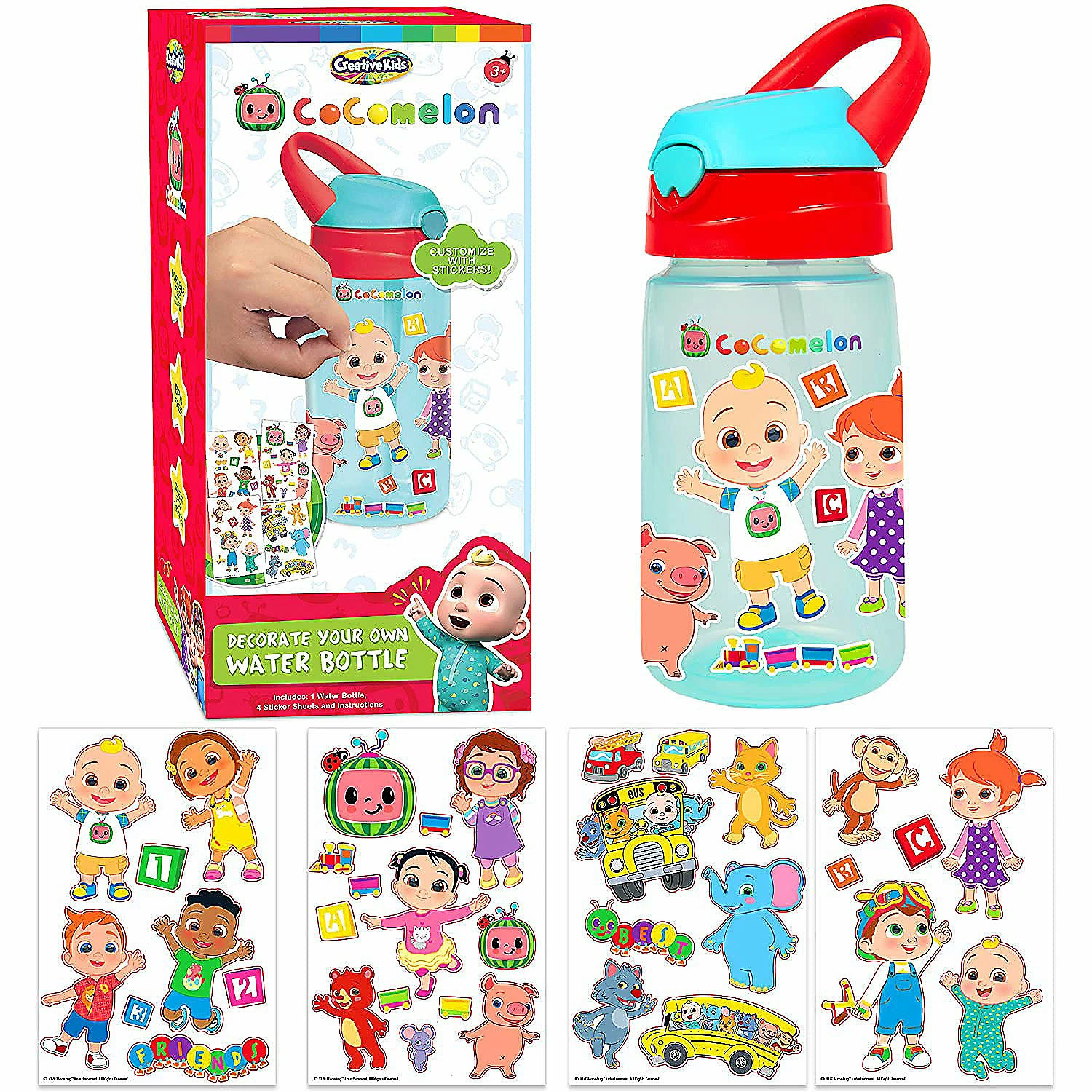 Discount β Creative Kids Cocomelon Decorate Your Own Water Bottle BPA Free Age 3+ π₯ 1 Discount β Creative Kids Cocomelon Decorate Your Own Water Bottle BPA Free Age 3+ π₯