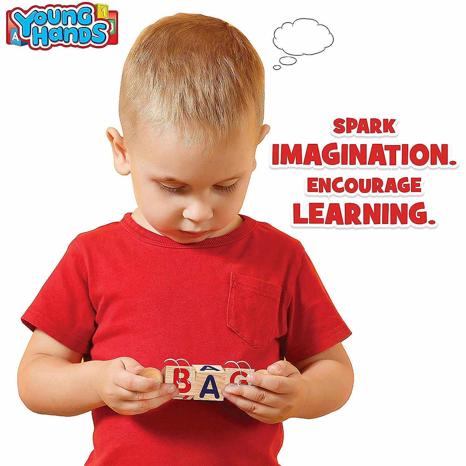 Flash Sale β¨ Creative Kids Wooden Reading Blocks - Set of 5 Spinning Alphabet Blocks for Kids, Toddlers π 3 Flash Sale β¨ Creative Kids Wooden Reading Blocks - Set of 5 Spinning Alphabet Blocks for Kids, Toddlers π - Image 3