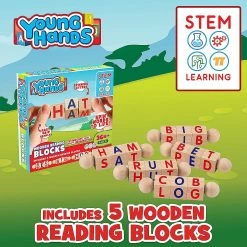 Flash Sale β¨ Creative Kids Wooden Reading Blocks - Set of 5 Spinning Alphabet Blocks for Kids, Toddlers π 7 Flash Sale β¨ Creative Kids Wooden Reading Blocks - Set of 5 Spinning Alphabet Blocks for Kids, Toddlers π -Curriculum Boredom Busters Sales creative kids wooden reading blocks set of 5 spinning alphabet blocks for kids toddlers14152702 a03NOWA