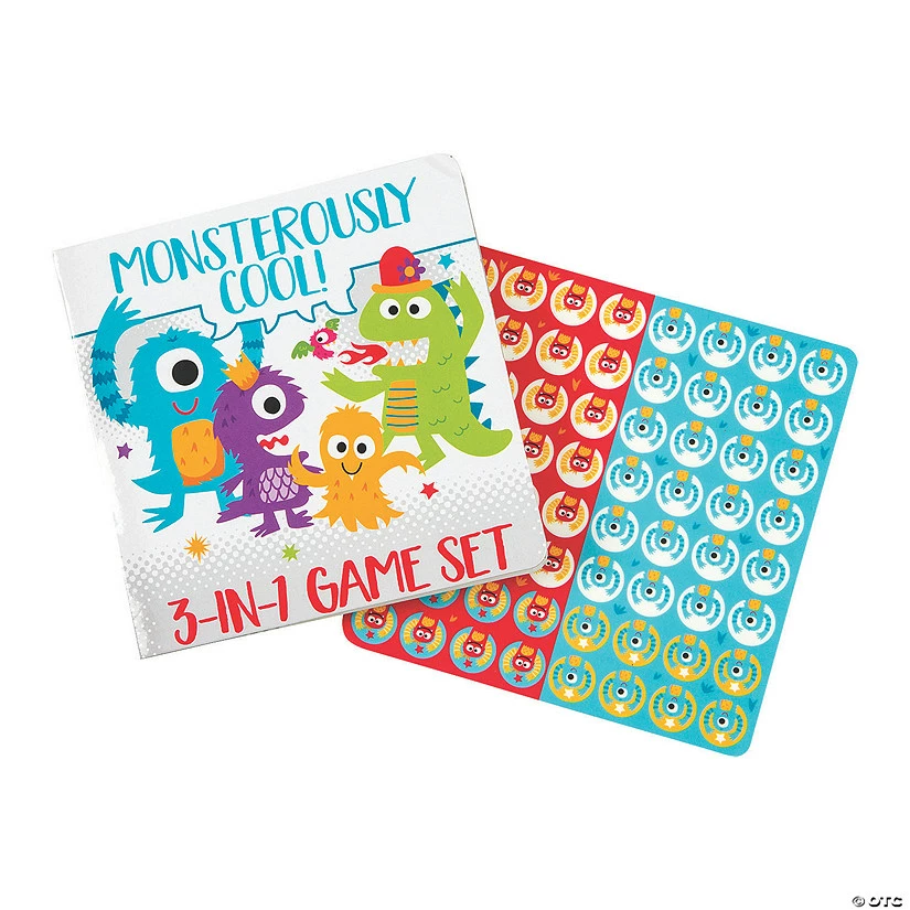 Top 10 ⭐ Cute Monster 3-In-1 Game Sets - 12 Pc. 😍 1 Top 10 ⭐ Cute Monster 3-In-1 Game Sets - 12 Pc. 😍