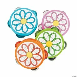 Budget 😉 Daisy Tambourines - 12 Pc. 🌟