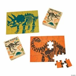 Cheapest 🥰 Dino Dig Puzzles - Set of 12 ✔️