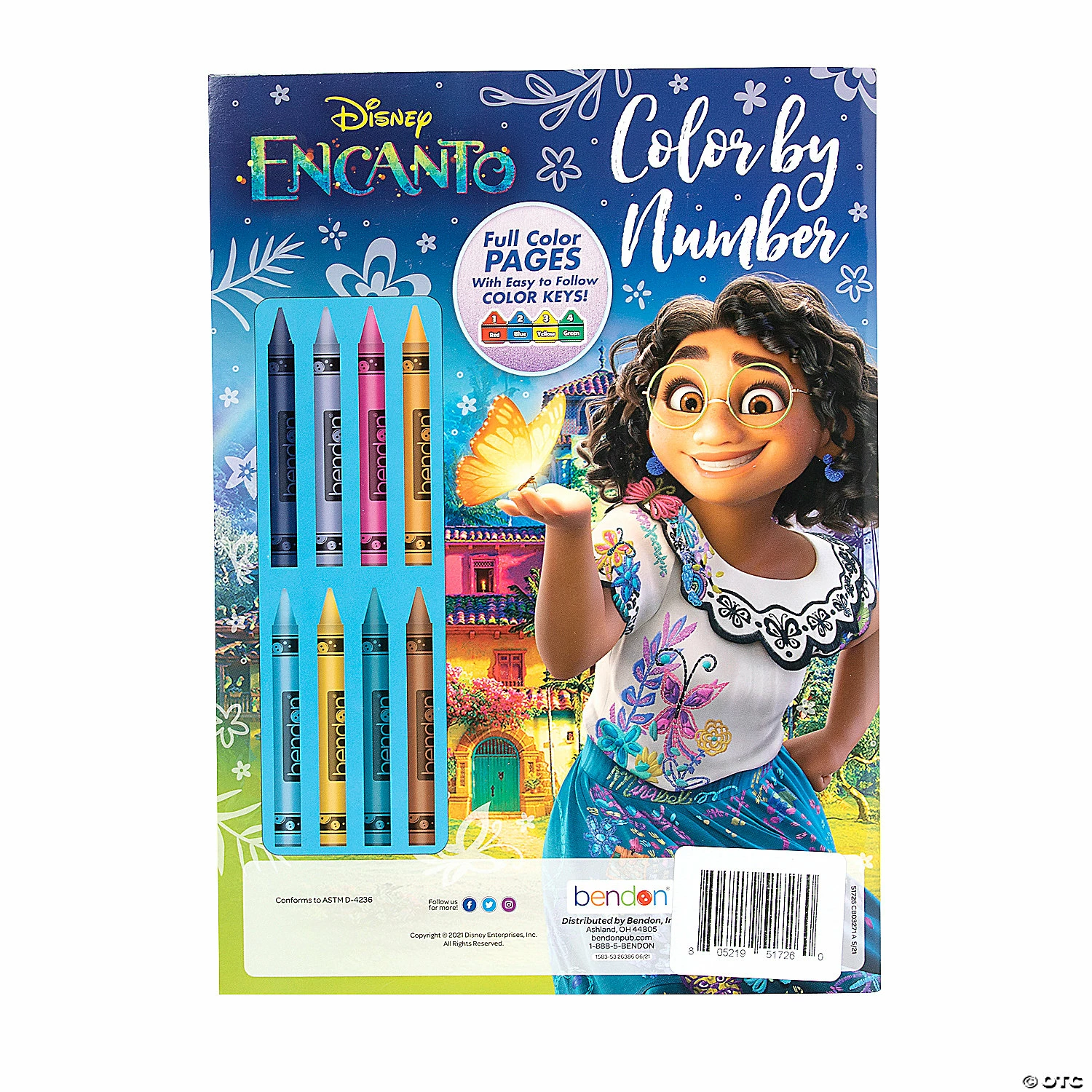 Promo 😀 Disney’s Encanto Color by Number Activity Book with Crayons 🥰 3 Promo 😀 Disney’s Encanto Color by Number Activity Book with Crayons 🥰 - Image 3
