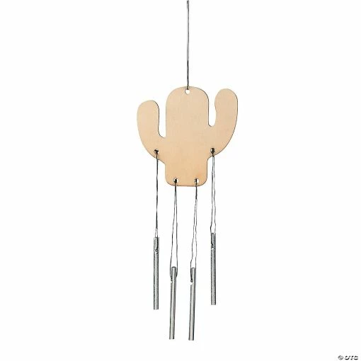 Top 10 🔥 DIY Unfinished Wood Cactus Wind Chimes - Makes 12 ✔️ -Curriculum Boredom Busters Sales diy unfinished wood cactus wind chimes makes 1213833088