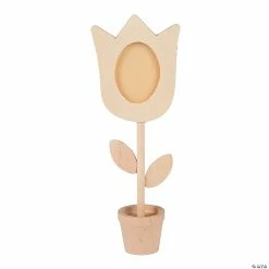 Best Pirce 👏 DIY Wood Flower Photo Holders - 12 Pc. 🔥