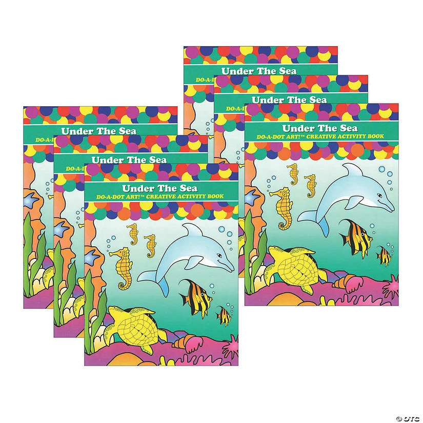 Hot Sale โญ Do-A-Dot Artยฎ Under the Sea Creative Art & Activity Book, Pack of 6 ๐ฅ 1 Hot Sale โญ Do-A-Dot Artยฎ Under the Sea Creative Art & Activity Book, Pack of 6 ๐ฅ