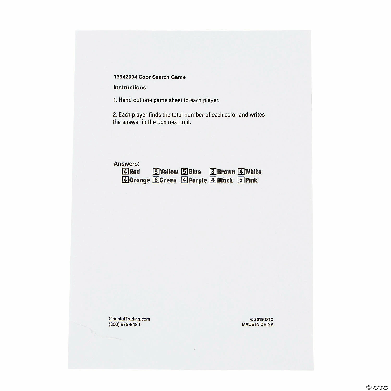 Top 10 π Dry Erase Colors Search Game Cards - 12 Pc. π 3 Top 10 π Dry Erase Colors Search Game Cards - 12 Pc. π - Image 3