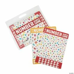 Brand new π― Dry Erase Number Search Double-Sided Game Cards - 12 Pc. π―