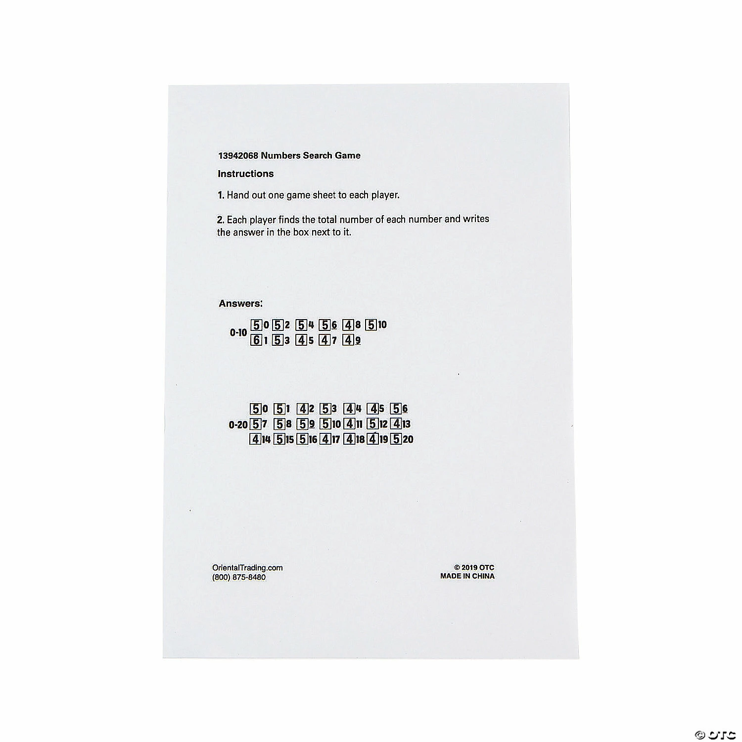 Brand new π― Dry Erase Number Search Double-Sided Game Cards - 12 Pc. π― 3 Brand new π― Dry Erase Number Search Double-Sided Game Cards - 12 Pc. π― - Image 3