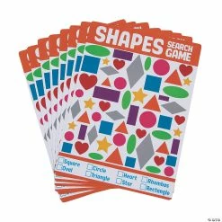 Coupon ๐ Dry Erase Shapes Search Game - 12 Pc. ๐ฅ