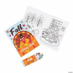 Buy 🤩 Fall Coloring Books with Crayons - 12 Pc. 😉