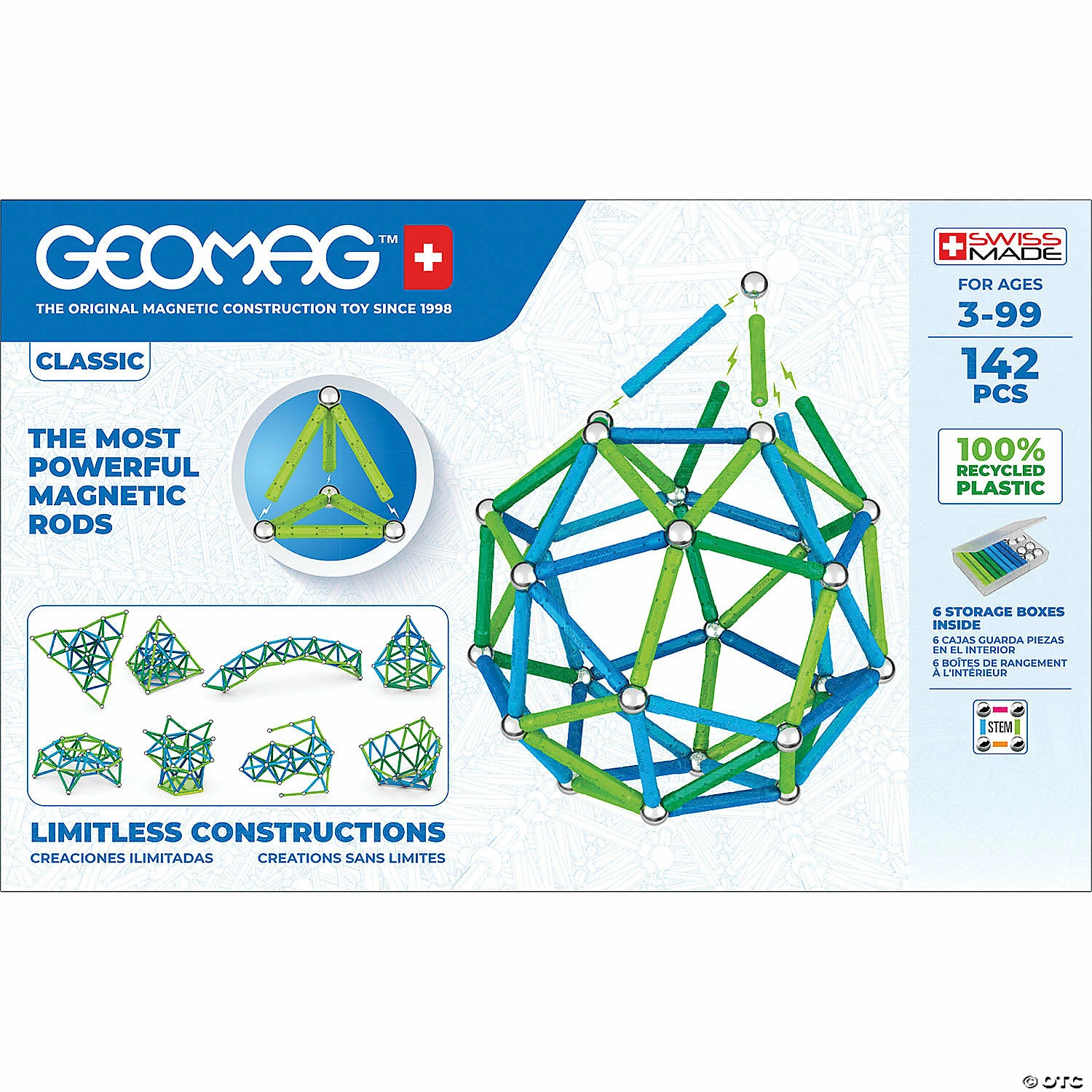 Best Pirce 𤩠Geomag⢠Green Line Color, 142 Pieces ā 2 Best Pirce 𤩠Geomag⢠Green Line Color, 142 Pieces ā - Image 2