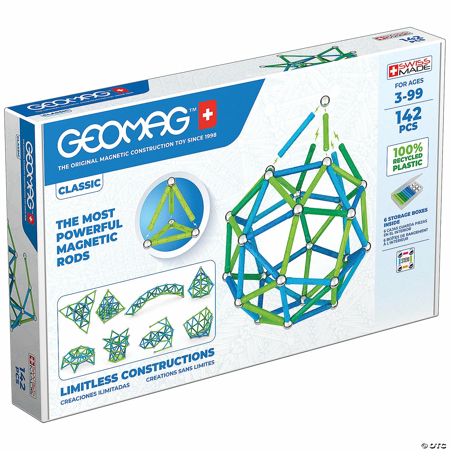 Best Pirce 𤩠Geomag⢠Green Line Color, 142 Pieces ā 1 Best Pirce 𤩠Geomag⢠Green Line Color, 142 Pieces ā