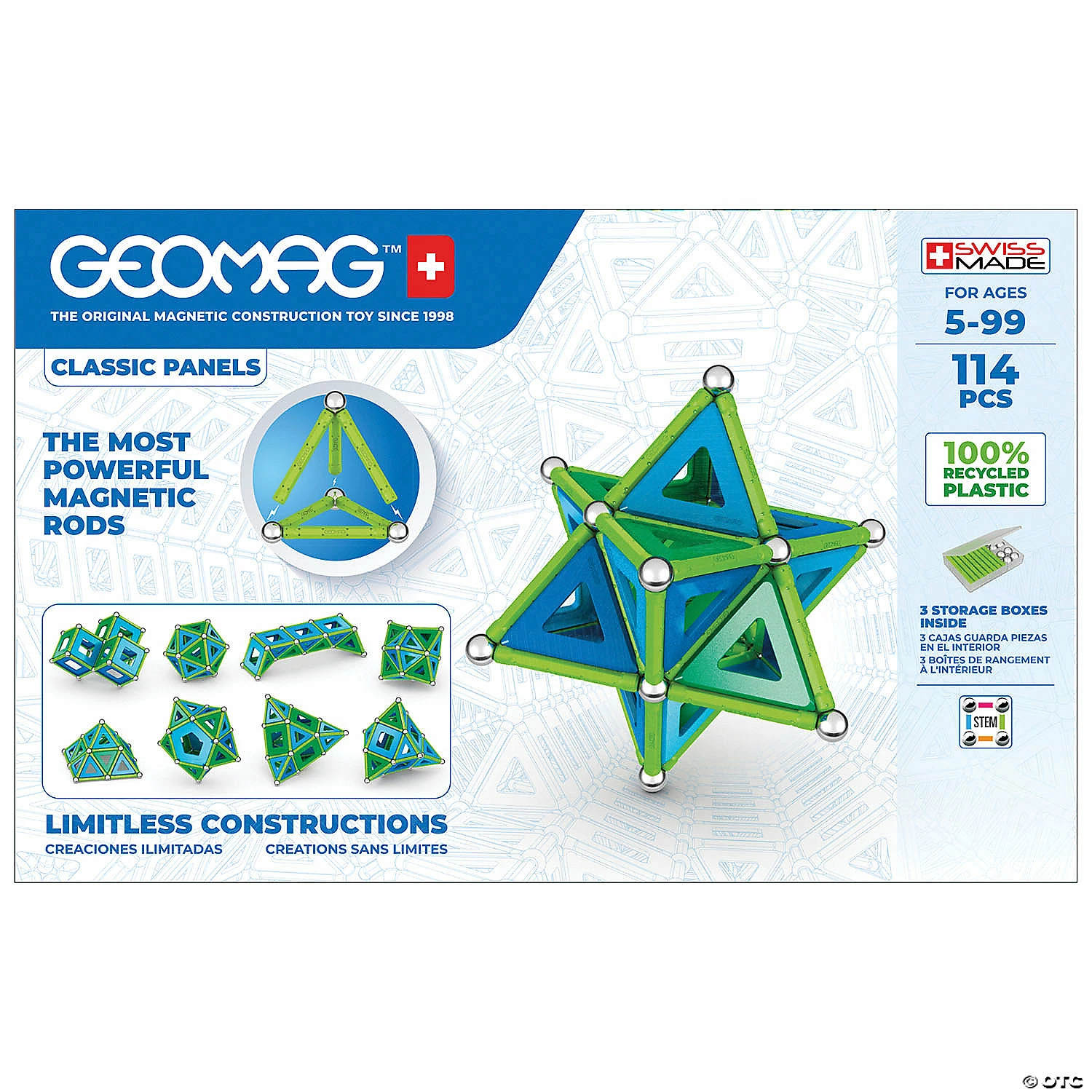 Cheap 😍 Geomag™ Green Line Panels, 114 Pieces 😍 2 Cheap 😍 Geomag™ Green Line Panels, 114 Pieces 😍 - Image 2