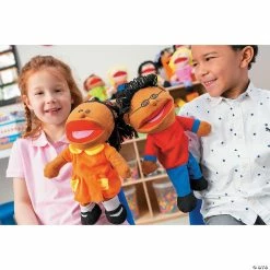 Discount 🔥 Happy Kids Stuffed Hand Puppets -8 Pc. 🛒 -Curriculum Boredom Busters Sales happy kids stuffed hand puppets 8 pc 58 1007 a04