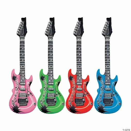 Promo ⌛ Inflatable Rock ’n Roll Guitar 🤩 -Curriculum Boredom Busters Sales inflatable rock n roll guitar49 42f