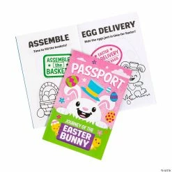 Best deal 🎁 Journey of the Easter Bunny Passport Sticker Books - 12 Pc. 😍