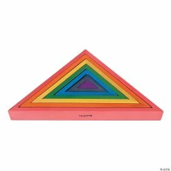 Promo 🎁 Learning Advantage™ Rainbow Architect Triangles 🌟